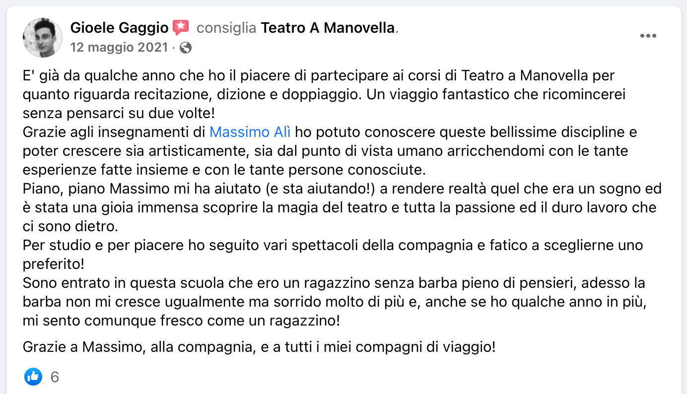 giole gaggio teatroamanovella